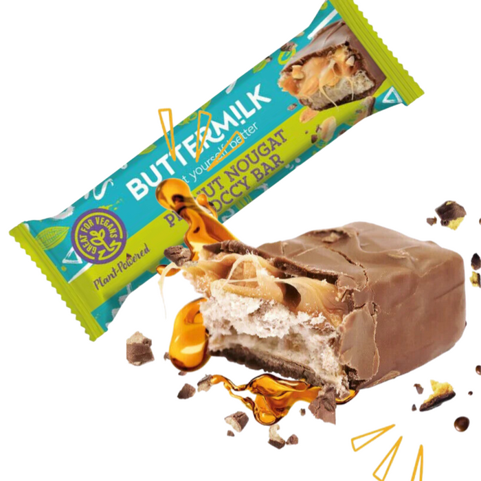 Buttermilk Peanut Nougat Choccy Bar 50g