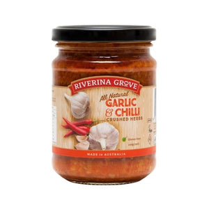 Riverina Grove - Crushed Garlic Chilli 240g BB: 09.10.26