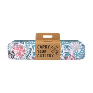 Retro Kitchen Stainless Steel Cutlery Set - Palm Fronds