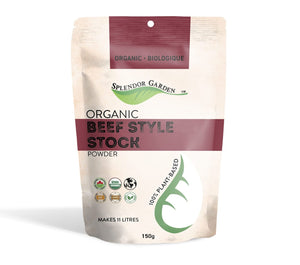 Splendor Garden Organic Stock Powder - Beef Style 150g