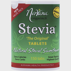 Nirvana Organics Stevia Tablets 150 Tabs