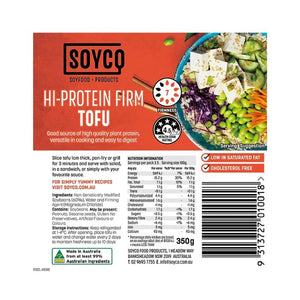 Soyco Tofu - Hi-Protein Firm Tofu 350g (cold)