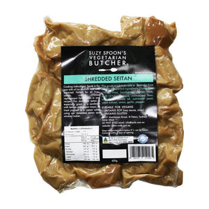 Suzy Spoons Vegan Shredded Chicken 400g (cold)