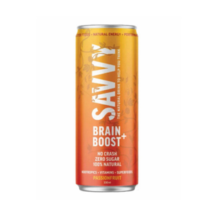 Savvy Beverage - Brain Boost Drink - Passionfruit 330ml