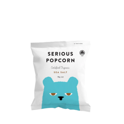Serious Popcorn Certified Organic Sea Salt 12g