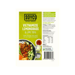 Soyco Tofu - Vietnamese Lemongrass & Lime Tofu 200g (cold)