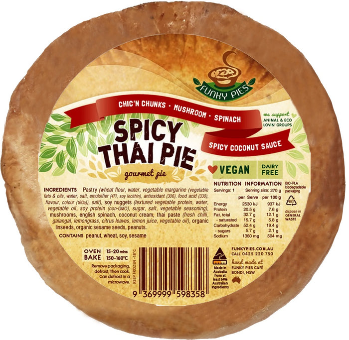 Funky Pie - Spicy Thai Pie 270g (cold)