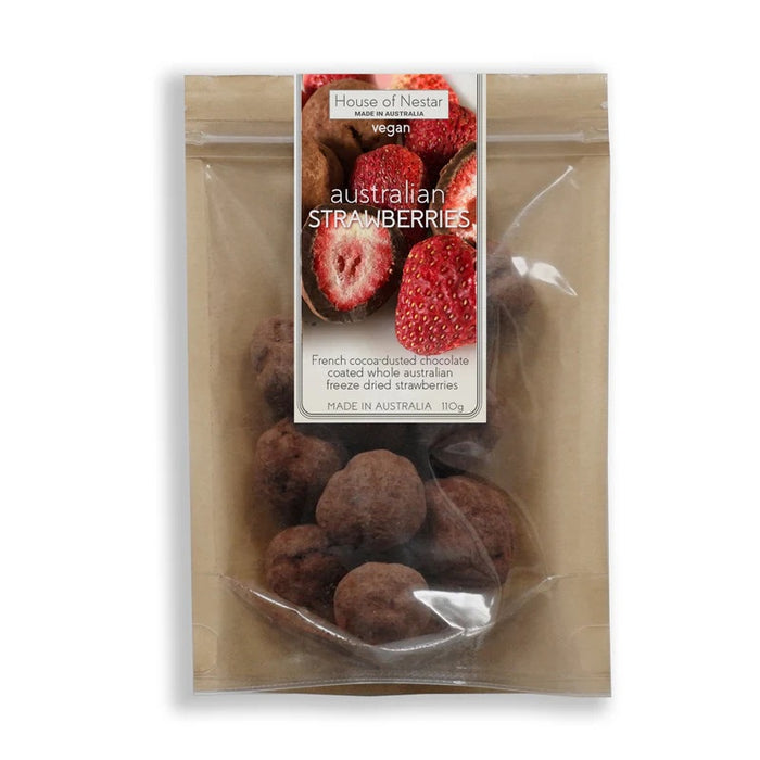 House of Nestar Cocoa Freeze Dried Strawberries 110g (cold)