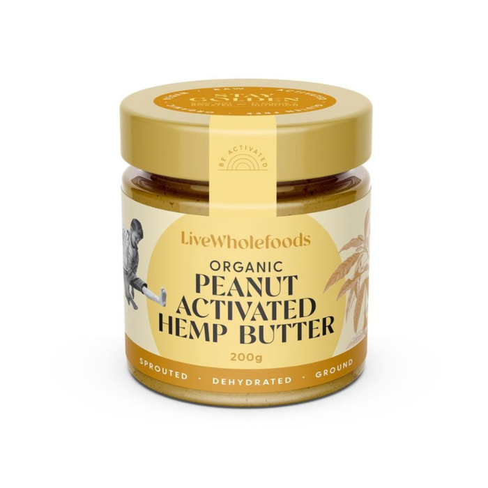Live Wholefoods Organic Peanut Activated Hemp Butter 200g