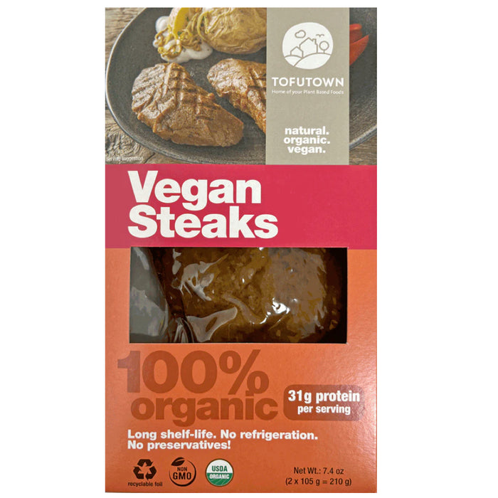 Tofutown Organic Steaks 210g