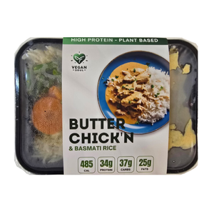 Vegan Soul Butter Chickn & Basmati Rice 320g (cold) USE BY: 16/09/26
