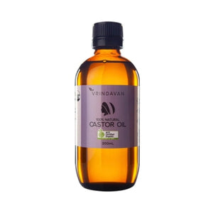 Vrindavan Castor Oil 100% Natural - Glass Bottle 200ml