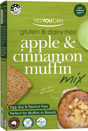 Yes You Can Apple Cinnamon Muffin Mix 400g