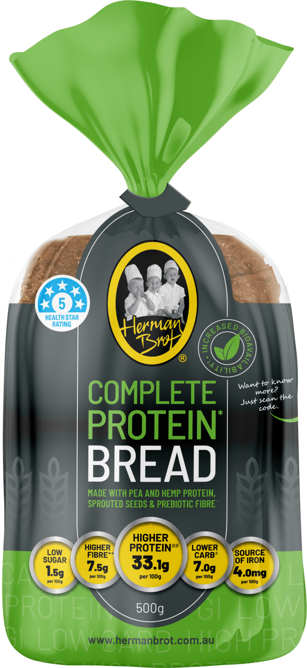 Herman Brot Bread - Complete Protein Bread 500g (cold) – Vegan Grocery ...