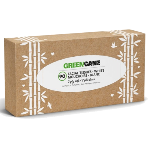 Greencane White Facial Tissues 2ply