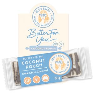 Bev's Bakes Slice Coconut Rough 60g (cold)