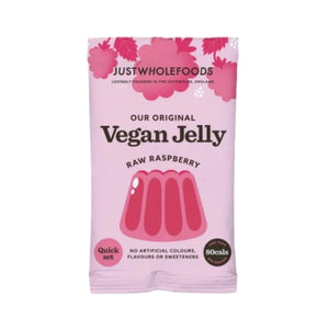 Just Wholefood Jelly Crystals - Raspberry 85g