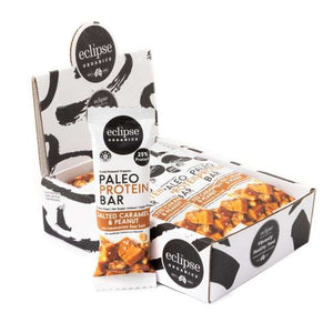 Eclipse Organic Paleo Protein Bar â€“ Salted Caramel and Peanut 45g