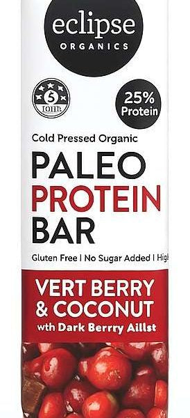 Eclipse Organic Paleo Protein Bar - Choc Verry Berry & Coconut 45g