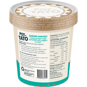 Pot-Tato Instant Mashed Potato Cup - Garden Harvest 63g