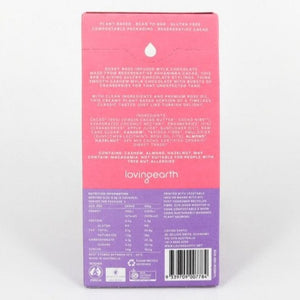 Loving Earth Turkish Rose Cashew Mylk Chocolate With Cranberries 80g