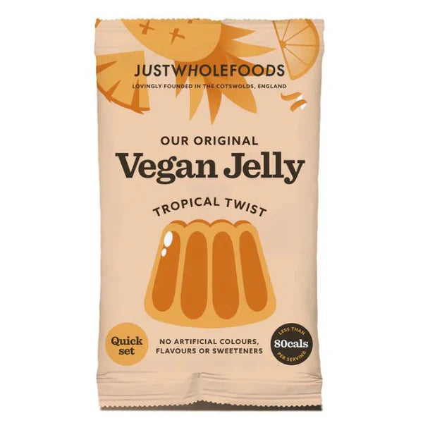 Just Wholefoods Jelly - Tropical 85g