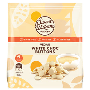 Sweet William White Chocolate Baking Buttons 300g