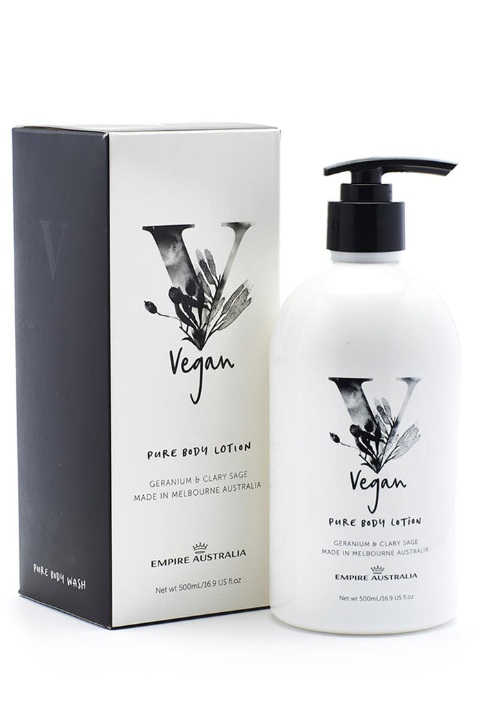 Empire Vegan Body Lotion - Geranium & Clary Sage 500ml