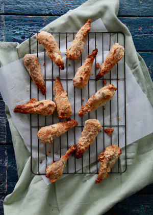 A&T Crispy Vegan Chicken Drumsticks (cold)