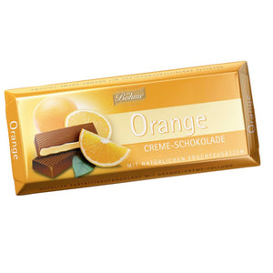Bohme Orange Creme Filled Chocolate 100g
