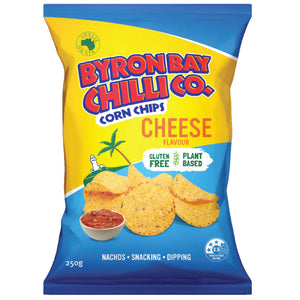 Byron Bay Chilli Co Corn Chips - Vegan Cheese 250g
