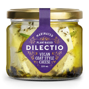 Dilectio Marinated Vegan Goat-Style Cheese 320g (cold)