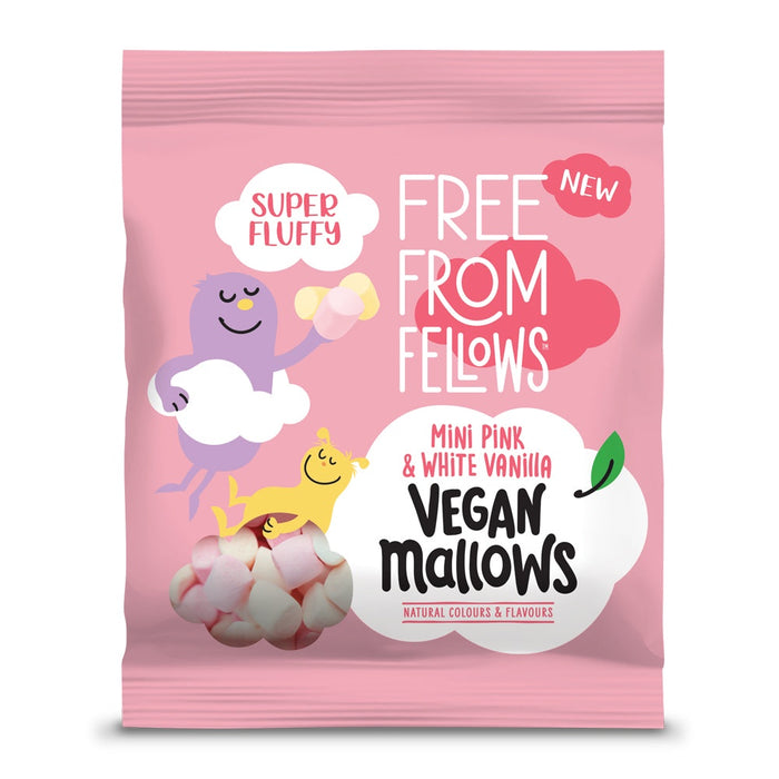 Free From Fellows Mini Marshmallows - Pink & White 105g
