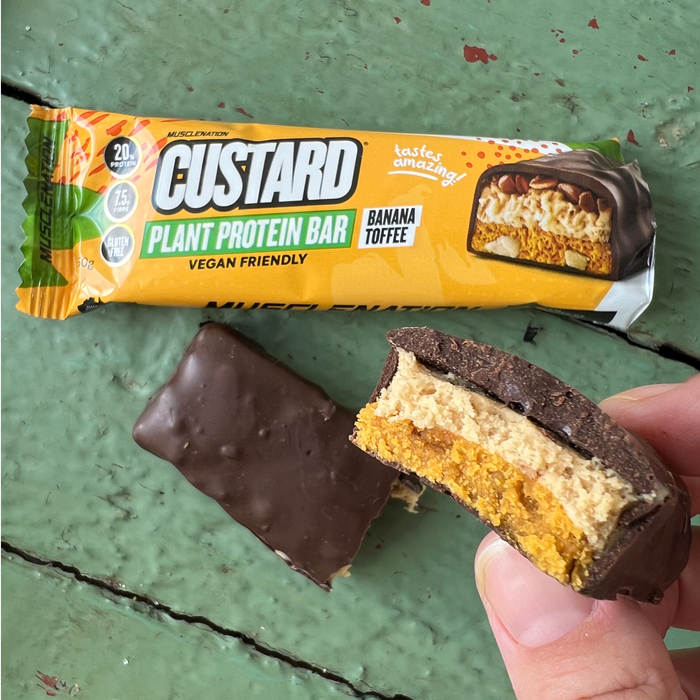 Muscle Nation Custard Protein Bar - Banana Toffee 50g