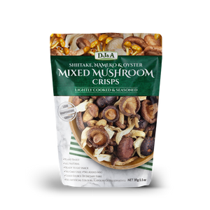 DJ&A Shiitake, Nameko & Oyster Mixed Mushroom Crisps 30g