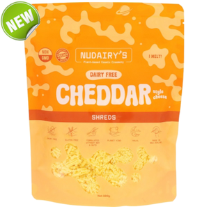 Nudairy Vegan Cheddar Shreds 300g (cold)