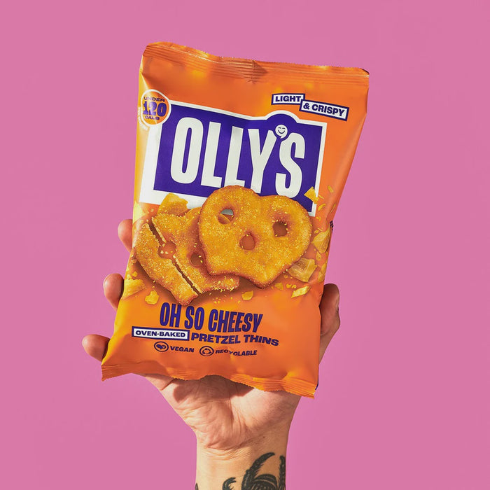 Olly’s Pretzel Thins - Oh So Cheesy 140g