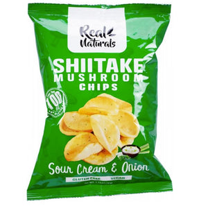 Real Naturals Shiitake Mushroom Chips - Sour Cream & Onion  32g