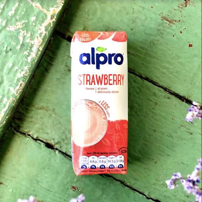 Alpro Strawberry Soy Milk 3 x 250ml