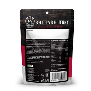 Back To Basics Shiitake Jerky - Smoked Chilli & Garlic 60g