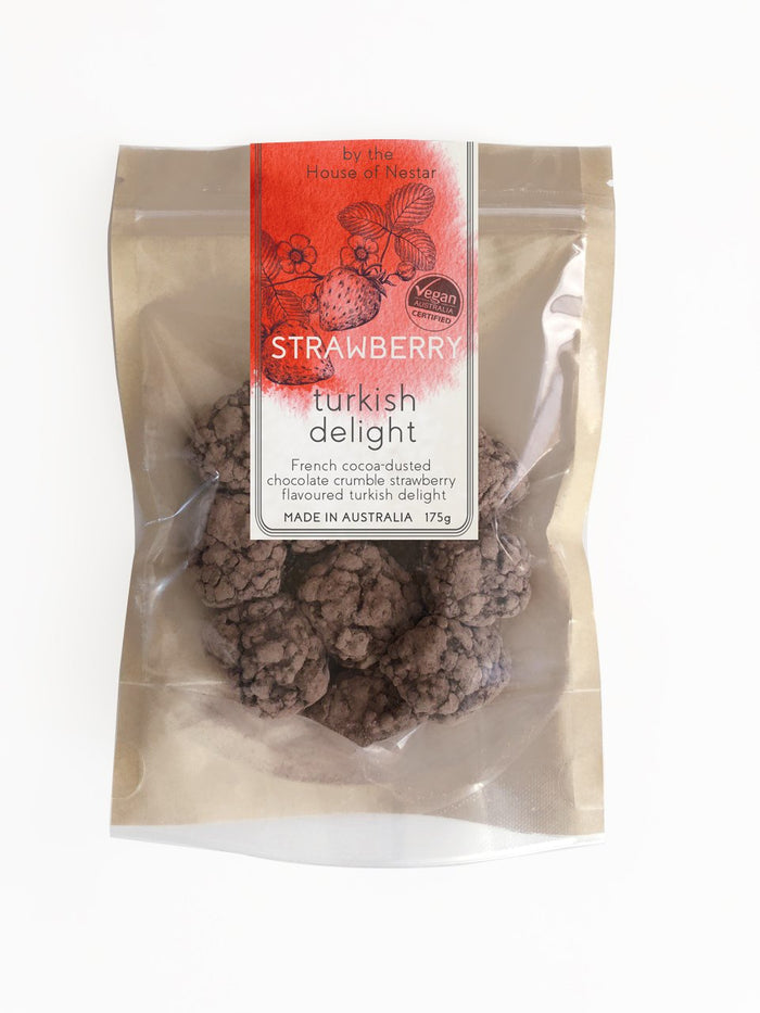 Nestar Chocolate Coated Turkish Delight - Strawberry 175g