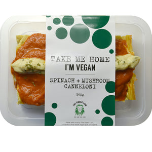 Green Lion Meal - Spinach & Mushroom Canneloni 350g (cold)