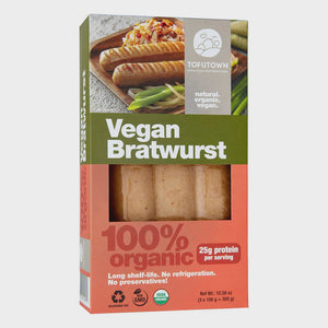 Tofutown Organic Bratwurst Sausages 300g