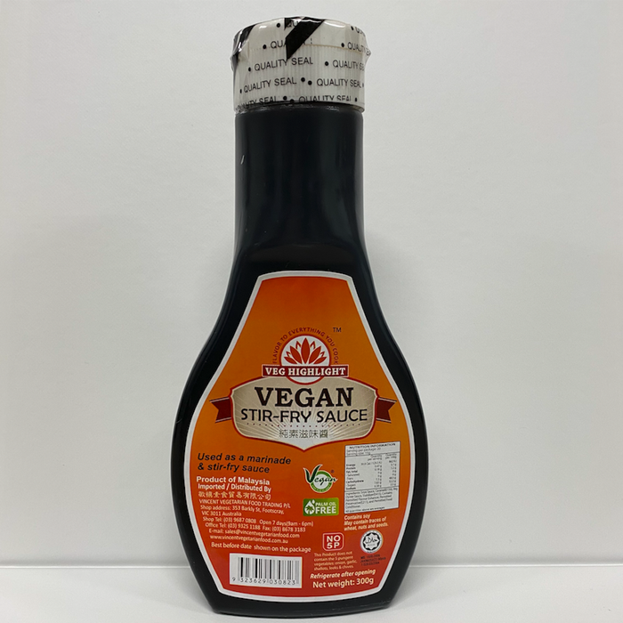 Vincent Vegetarian Vegan Stir Fry Sauce 300g