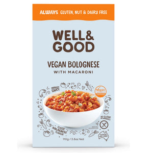 Well & Good Vegan Bolognese with Macaroni 110g