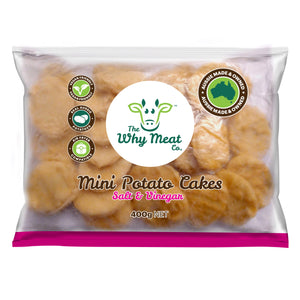 Why Meat Co Mini Potato Scallops - Salt & Vinegar 400g (cold)