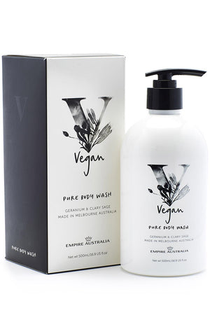 Empire Vegan Body Wash - Geranium & Clary Sage 500ml