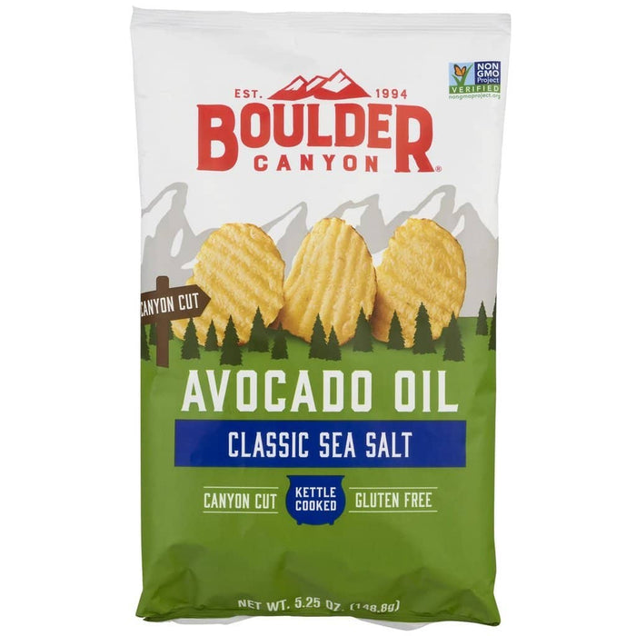 Boulder Canyon Avocado Oil Chips - Sea Salt 149g