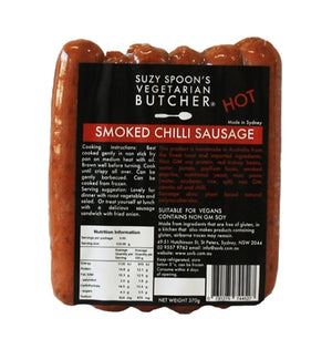 Suzy Spoons Smoked Chilli Sausages 370g (cold)