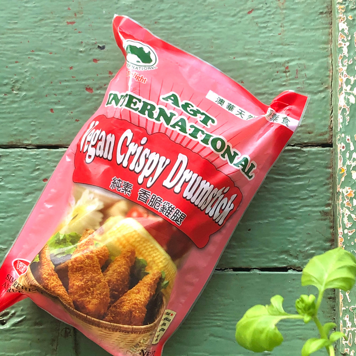 A&T Crispy Vegan Chicken Drumsticks (cold)